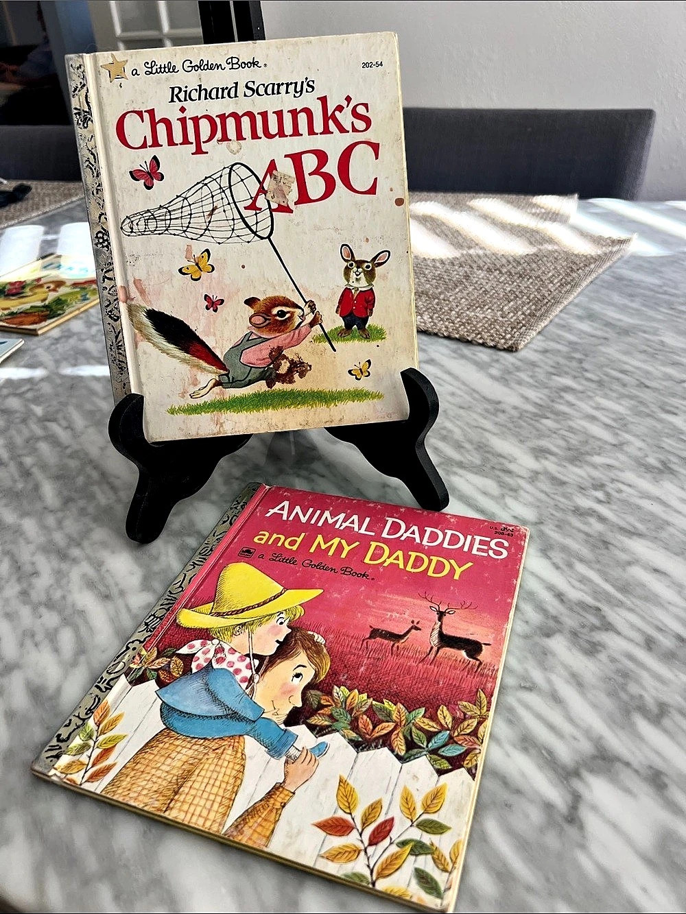 Vintage Little Golden Books Richard Scarry's Chipmunk's ABC Book